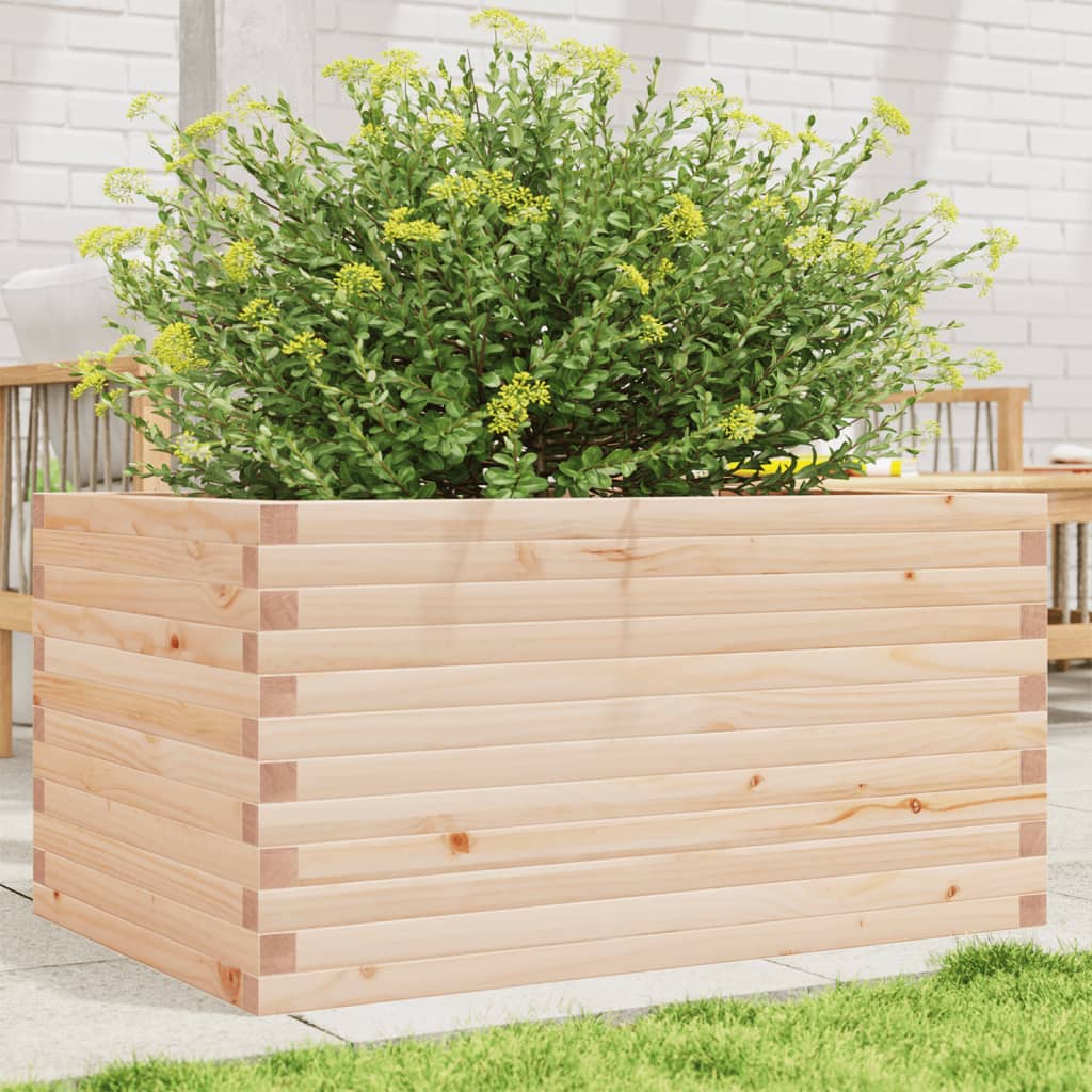 Plantenbak 90x60x46 cm massief grenenhout is nu te koop bij PeponiXL, paradijselijk wonen!