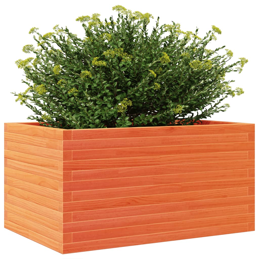 Plantenbak 90x60x46 cm massief grenenhout wasbruin is nu te koop bij PeponiXL, paradijselijk wonen!