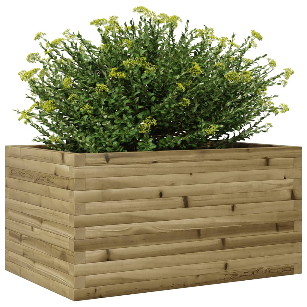 Plantenbak 90x60x46 cm geïmpregneerd grenenhout is nu te koop bij PeponiXL, paradijselijk wonen!