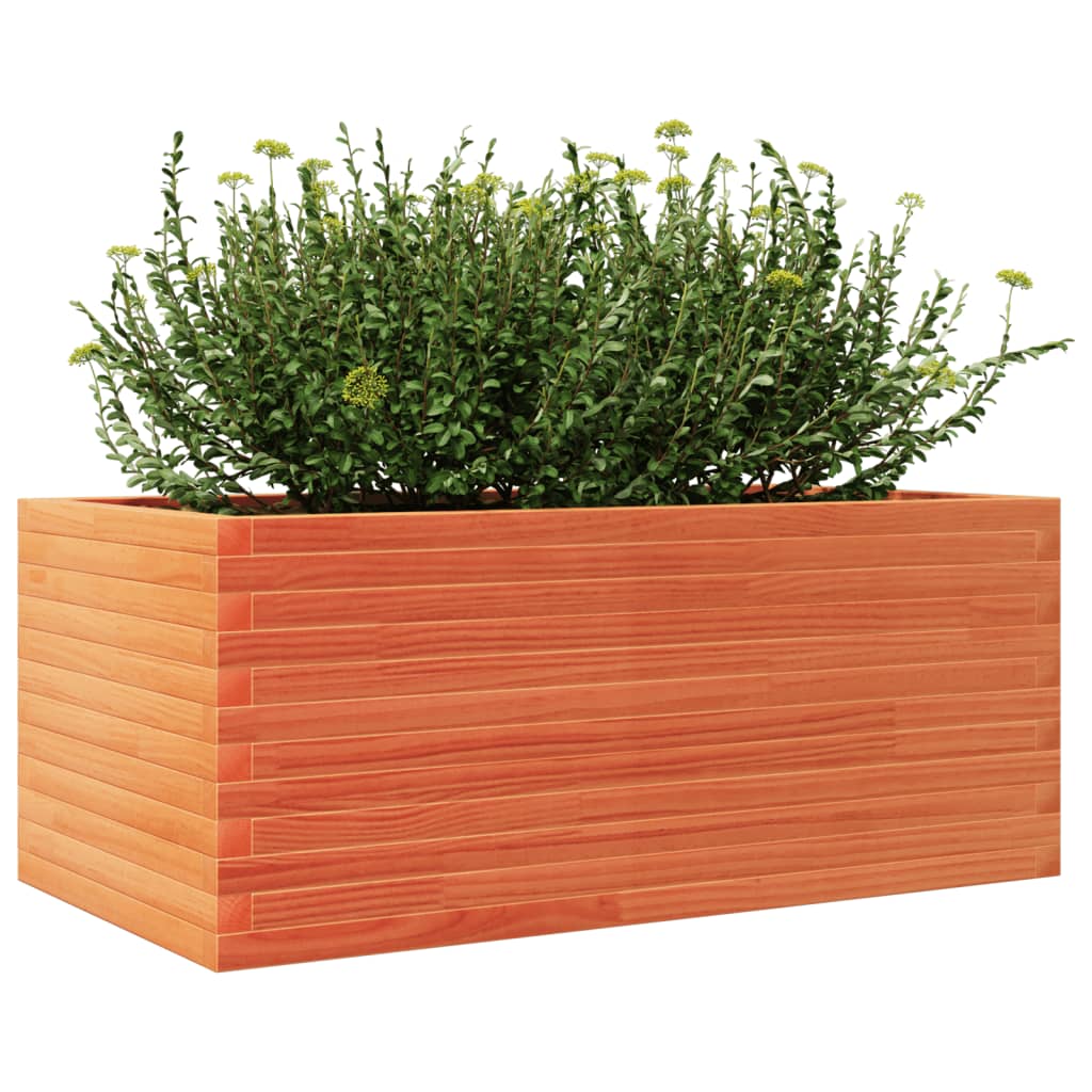 Plantenbak 110x60x46 cm massief grenenhout wasbruin is nu te koop bij PeponiXL, paradijselijk wonen!