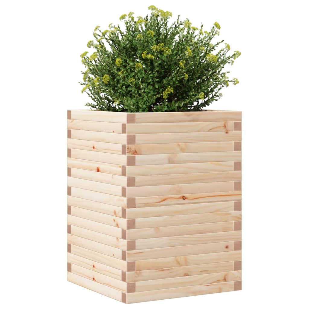 Plantenbak 50x50x68,5 cm massief grenenhout is nu te koop bij PeponiXL, paradijselijk wonen!