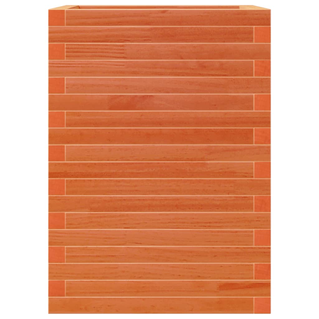 Plantenbak 50x50x68,5 cm massief grenenhout wasbruin is nu te koop bij PeponiXL, paradijselijk wonen!