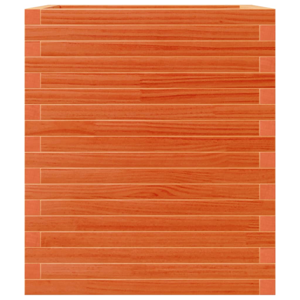 Plantenbak 60x60x68,5 cm massief grenenhout wasbruin is nu te koop bij PeponiXL, paradijselijk wonen!