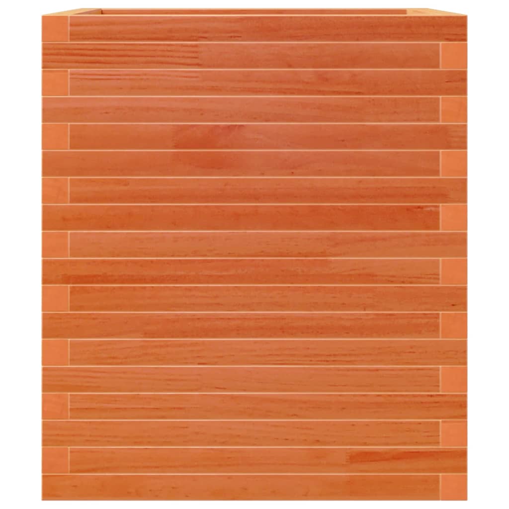 Plantenbak 60x60x68,5 cm massief grenenhout wasbruin is nu te koop bij PeponiXL, paradijselijk wonen!