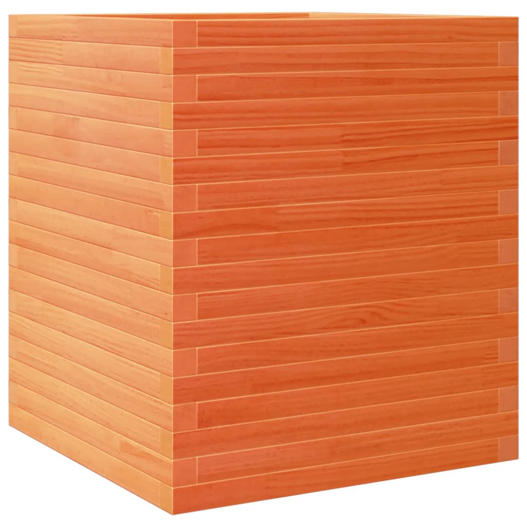 Plantenbak 60x60x68,5 cm massief grenenhout wasbruin is nu te koop bij PeponiXL, paradijselijk wonen!