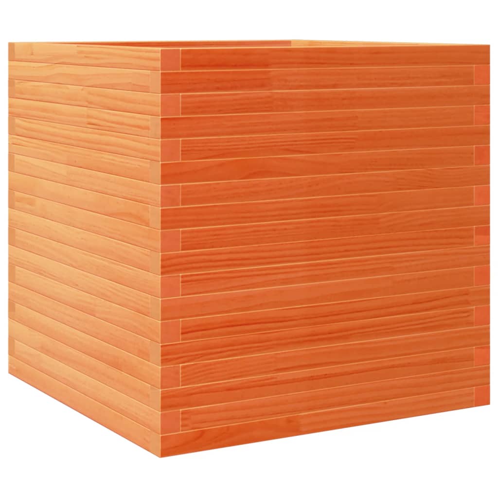 Plantenbak 70x70x68,5 cm massief grenenhout wasbruin is nu te koop bij PeponiXL, paradijselijk wonen!