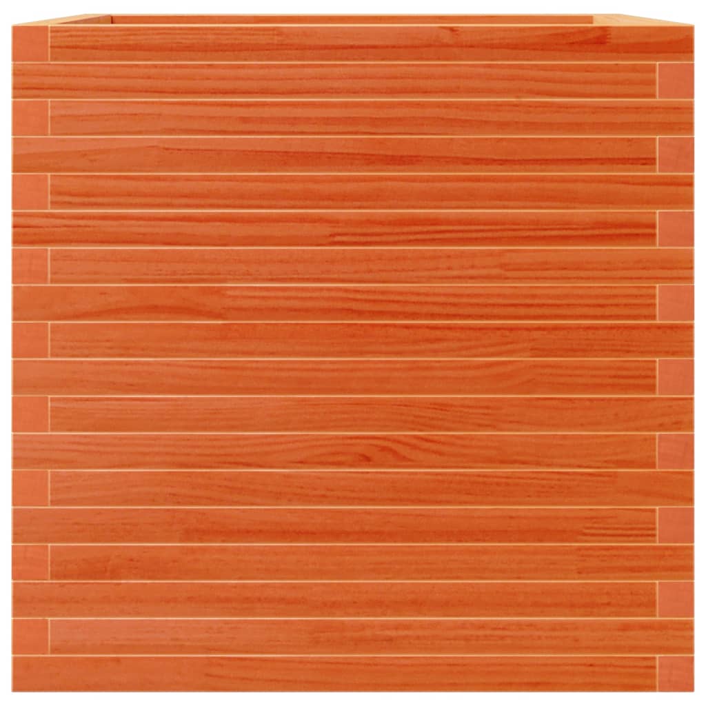 Plantenbak 70x70x68,5 cm massief grenenhout wasbruin is nu te koop bij PeponiXL, paradijselijk wonen!