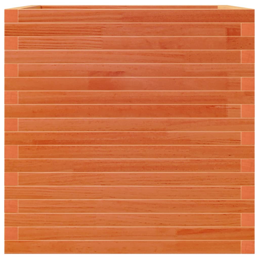 Plantenbak 70x70x68,5 cm massief grenenhout wasbruin is nu te koop bij PeponiXL, paradijselijk wonen!