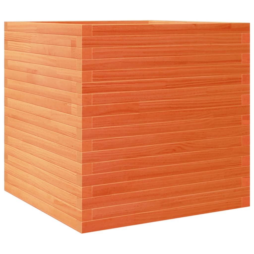 Plantenbak 70x70x68,5 cm massief grenenhout wasbruin is nu te koop bij PeponiXL, paradijselijk wonen!