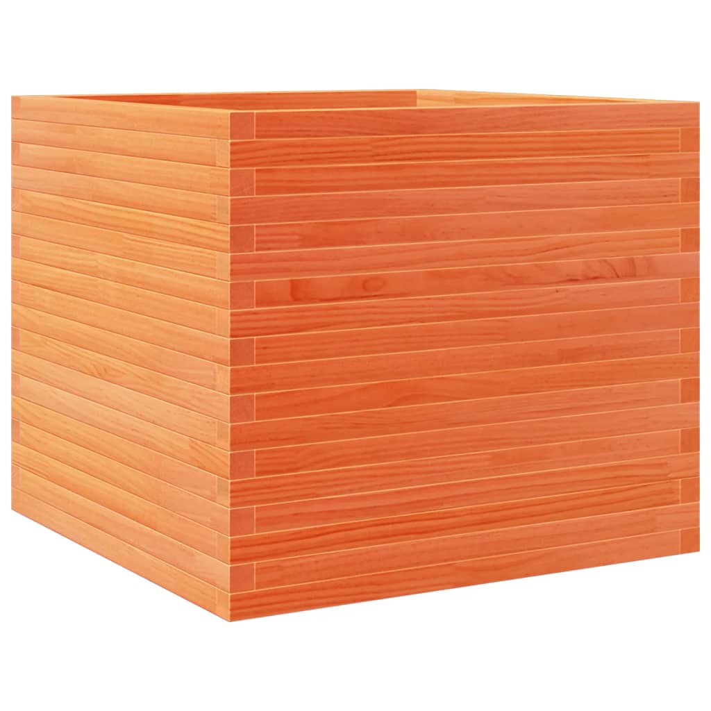 Plantenbak 80x80x68,5 cm massief grenenhout wasbruin is nu te koop bij PeponiXL, paradijselijk wonen!