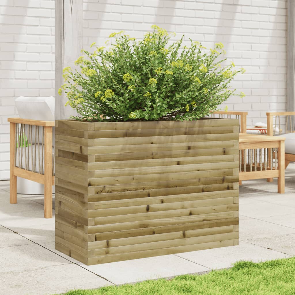 Plantenbak 90x40x68,5 cm geïmpregneerd grenenhout is nu te koop bij PeponiXL, paradijselijk wonen!