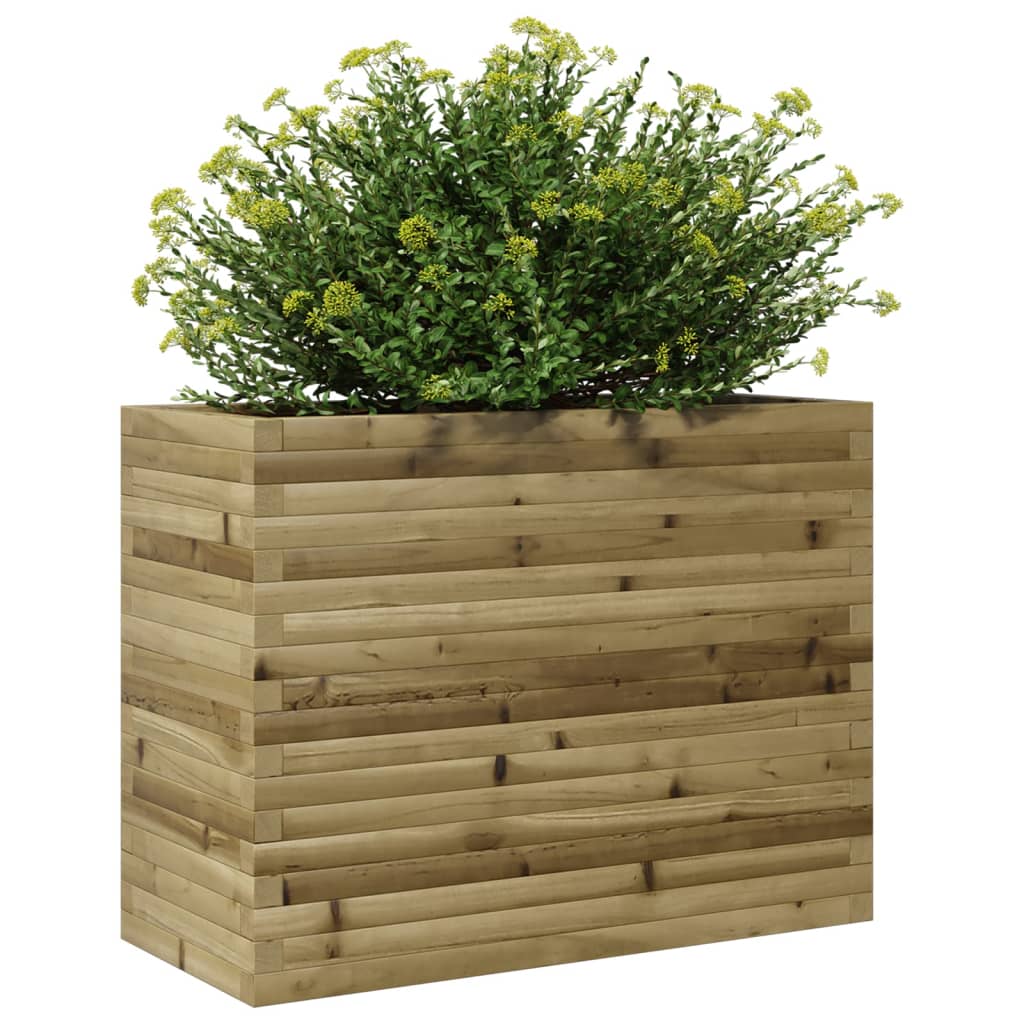 Plantenbak 90x40x68,5 cm geïmpregneerd grenenhout is nu te koop bij PeponiXL, paradijselijk wonen!