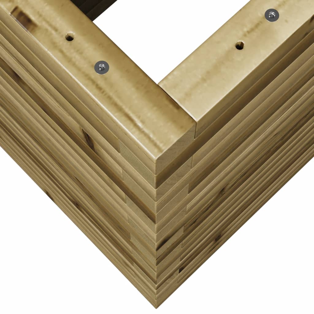 Plantenbak 90x40x68,5 cm geïmpregneerd grenenhout is nu te koop bij PeponiXL, paradijselijk wonen!