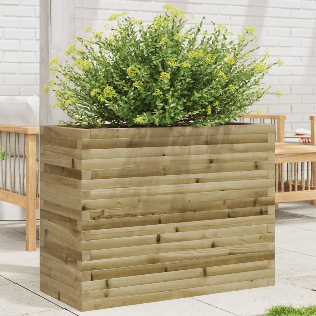 Plantenbak 90x40x68,5 cm geïmpregneerd grenenhout is nu te koop bij PeponiXL, paradijselijk wonen!
