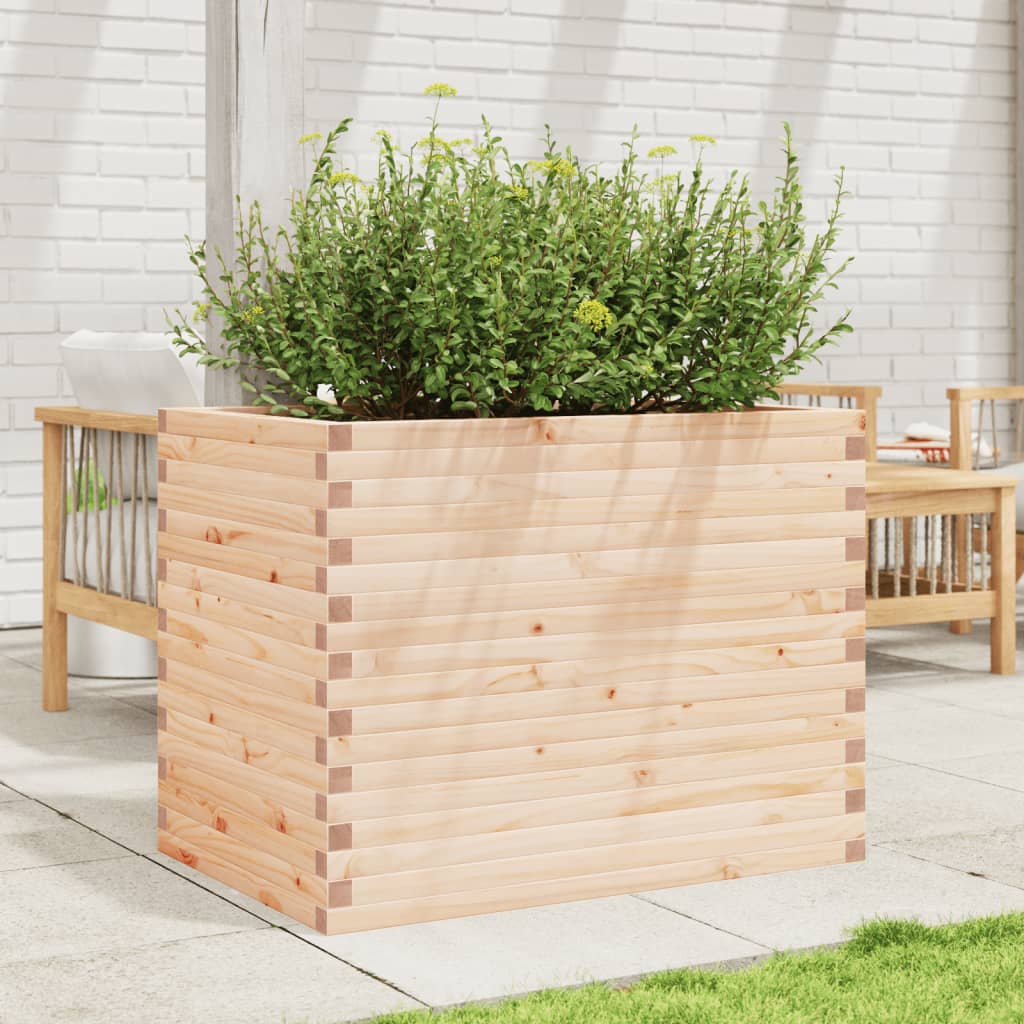 Plantenbak 90x60x68,5 cm massief grenenhout is nu te koop bij PeponiXL, paradijselijk wonen!