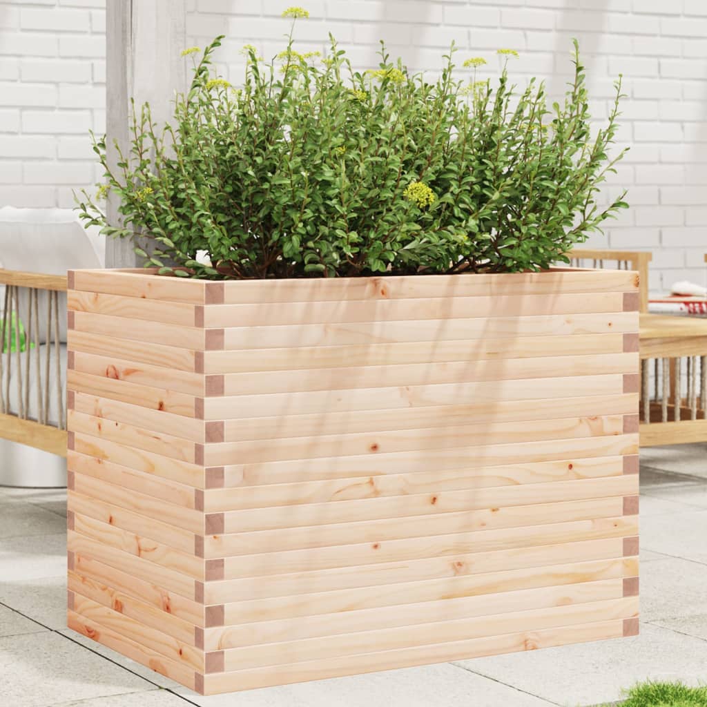 Plantenbak 90x60x68,5 cm massief grenenhout is nu te koop bij PeponiXL, paradijselijk wonen!