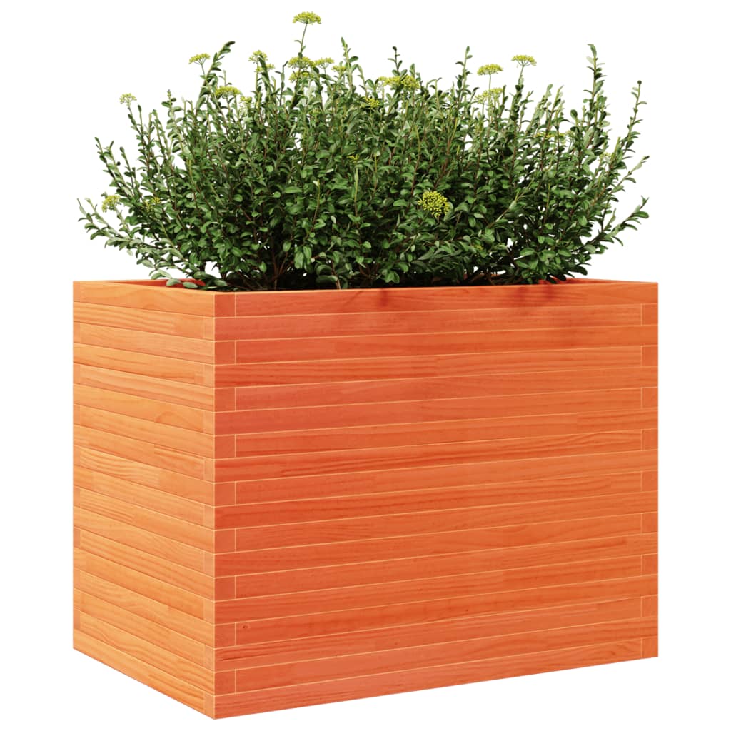 Plantenbak 90x60x68,5 cm massief grenenhout wasbruin is nu te koop bij PeponiXL, paradijselijk wonen!