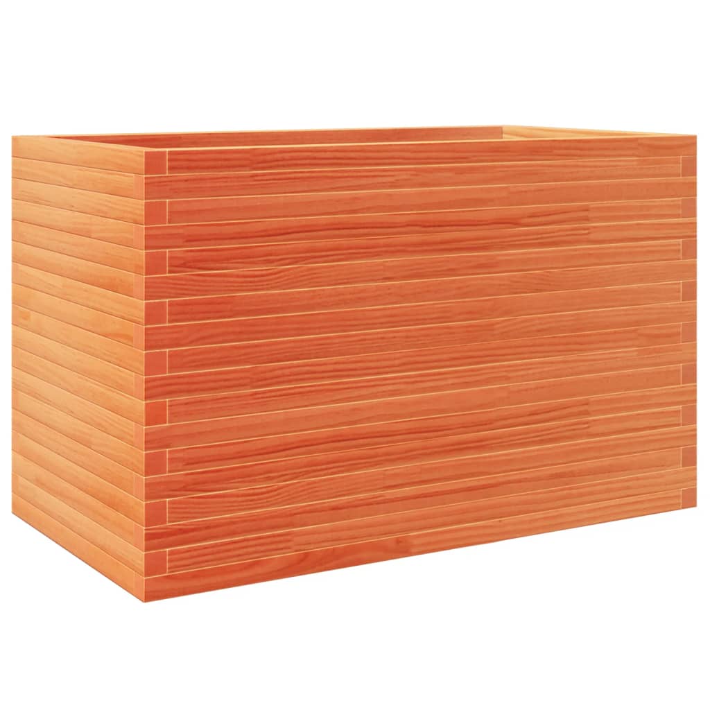 Plantenbak 110x60x68,5 cm massief grenenhout wasbruin is nu te koop bij PeponiXL, paradijselijk wonen!