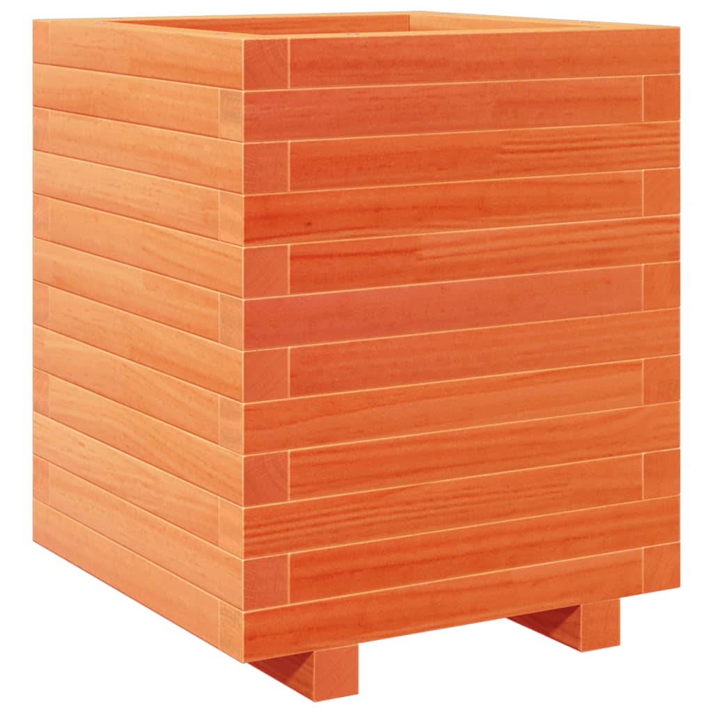 Plantenbak 40x40x49,5 cm massief grenenhout wasbruin is nu te koop bij PeponiXL, paradijselijk wonen!