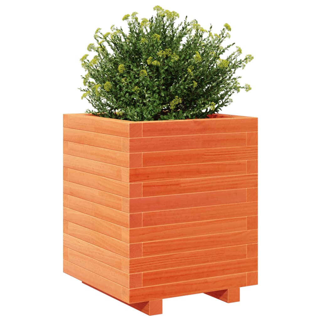 Plantenbak 40x40x49,5 cm massief grenenhout wasbruin is nu te koop bij PeponiXL, paradijselijk wonen!