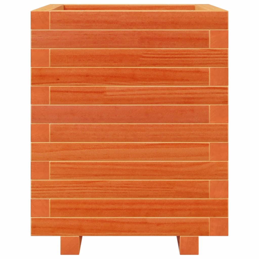 Plantenbak 40x40x49,5 cm massief grenenhout wasbruin is nu te koop bij PeponiXL, paradijselijk wonen!