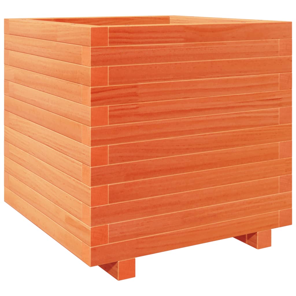 Plantenbak 50x50x49,5 cm massief grenenhout wasbruin is nu te koop bij PeponiXL, paradijselijk wonen!