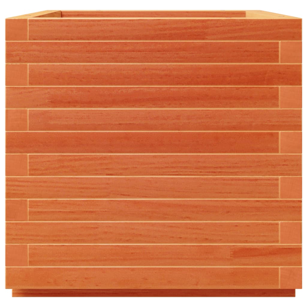 Plantenbak 50x50x49,5 cm massief grenenhout wasbruin is nu te koop bij PeponiXL, paradijselijk wonen!