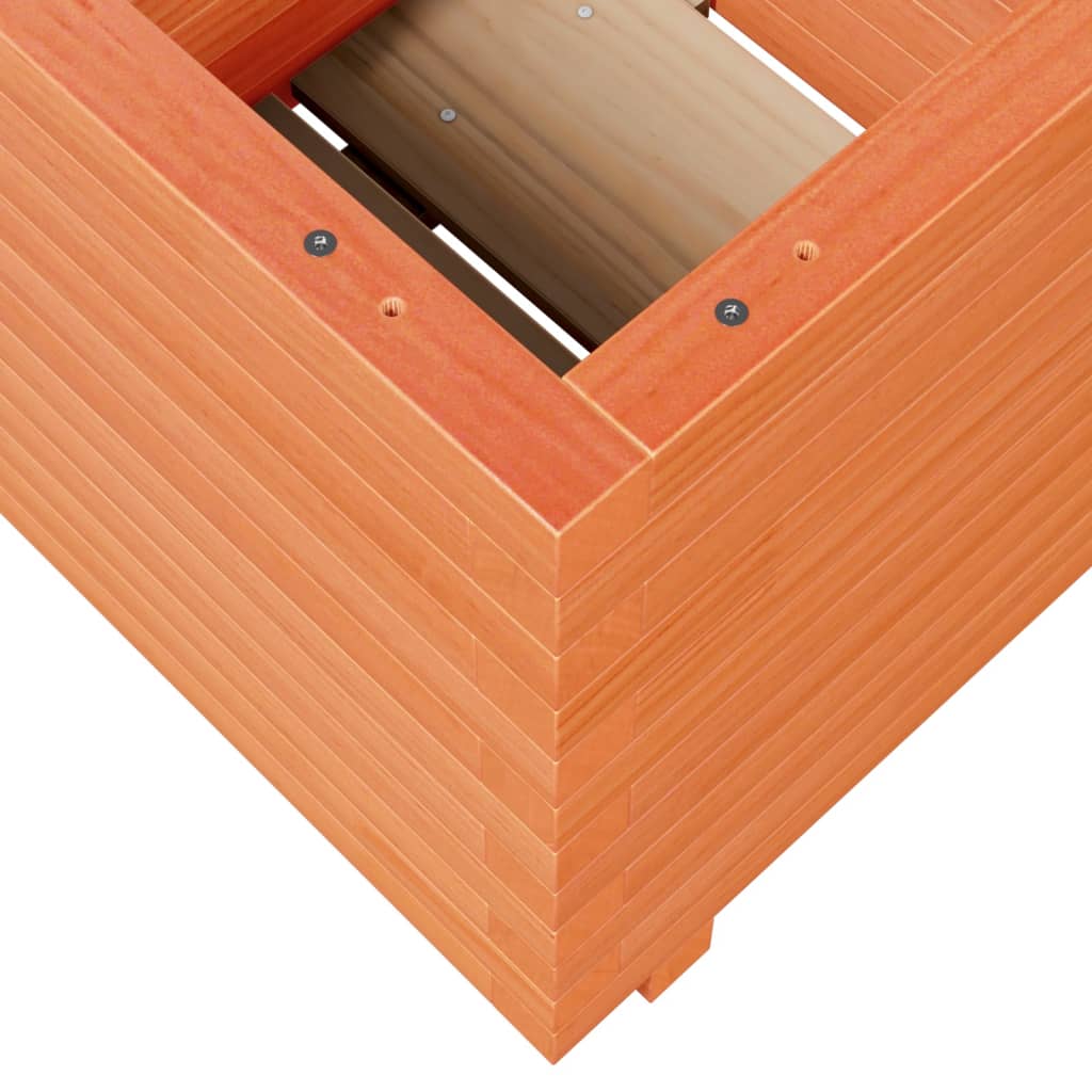 Plantenbak 50x50x49,5 cm massief grenenhout wasbruin is nu te koop bij PeponiXL, paradijselijk wonen!