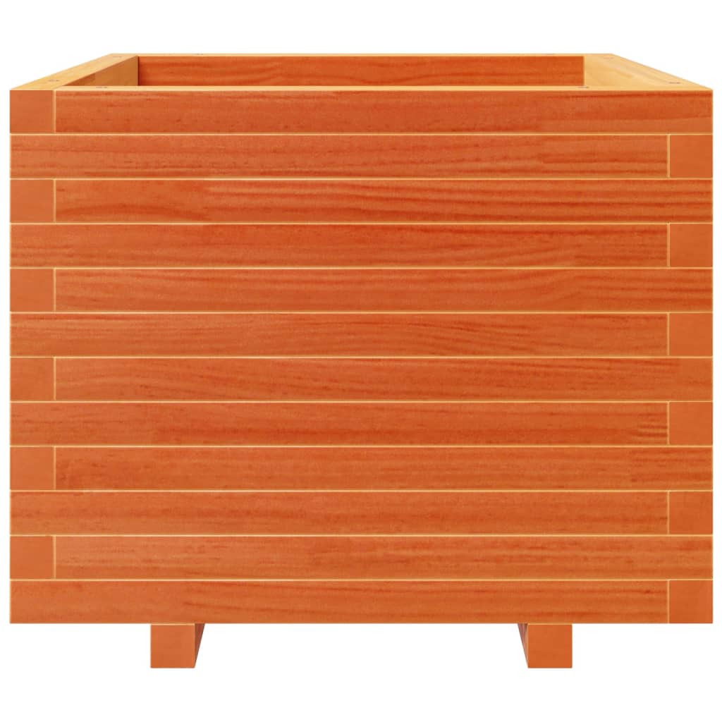 Plantenbak 60x60x49,5 cm massief grenenhout wasbruin is nu te koop bij PeponiXL, paradijselijk wonen!