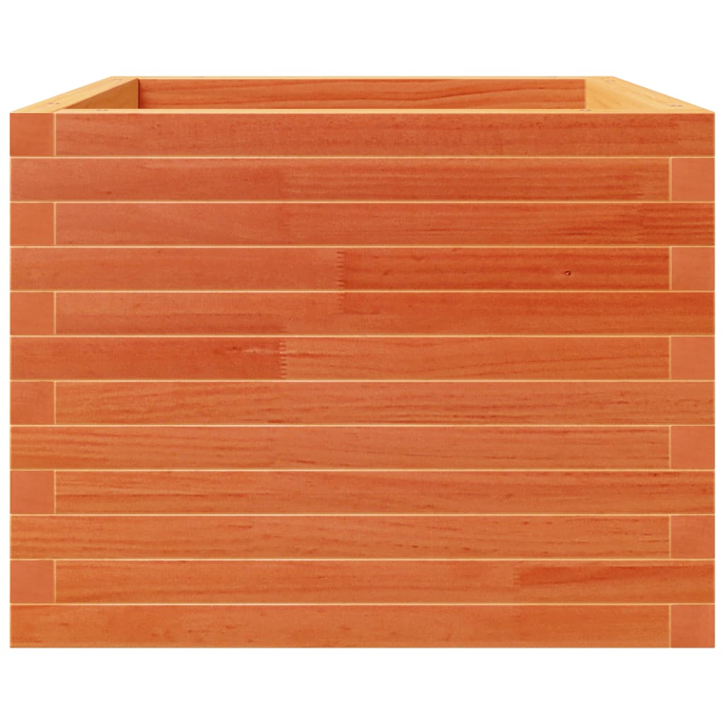 Plantenbak 60x60x49,5 cm massief grenenhout wasbruin is nu te koop bij PeponiXL, paradijselijk wonen!