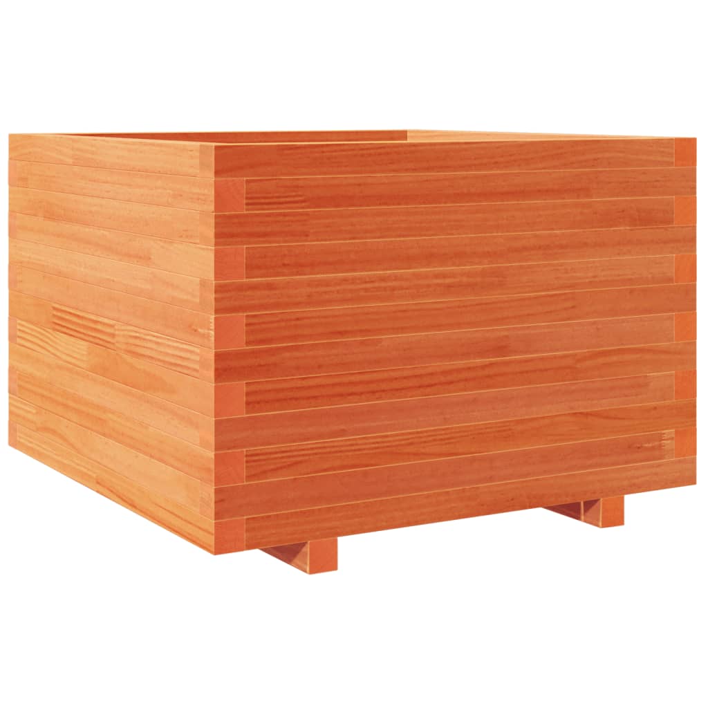 Plantenbak 70x70x49,5 cm massief grenenhout wasbruin is nu te koop bij PeponiXL, paradijselijk wonen!