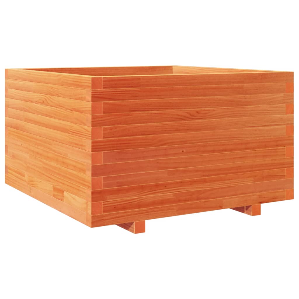 Plantenbak 80x80x49,5 cm massief grenenhout wasbruin is nu te koop bij PeponiXL, paradijselijk wonen!