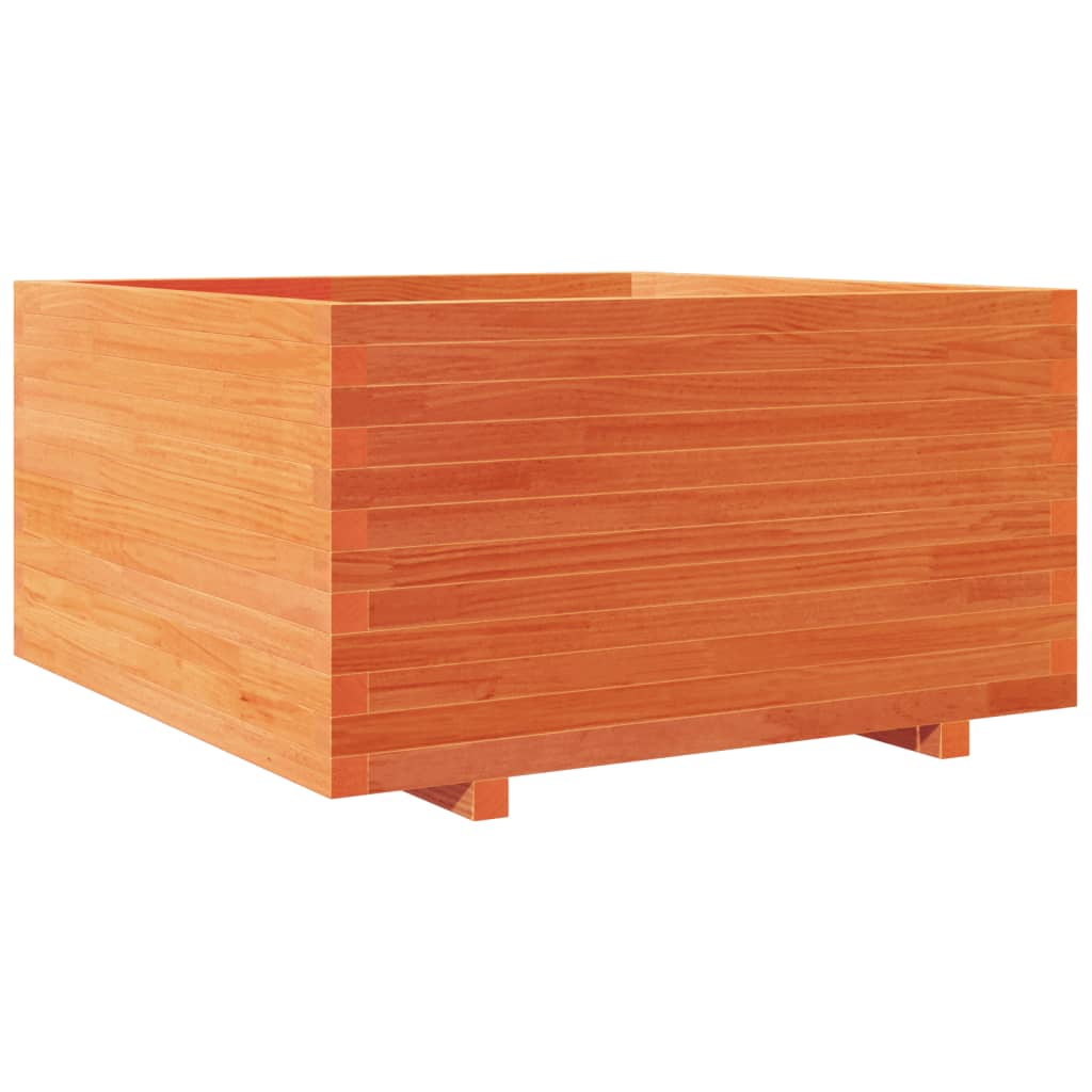 Plantenbak 90x90x49,5 cm massief grenenhout wasbruin is nu te koop bij PeponiXL, paradijselijk wonen!