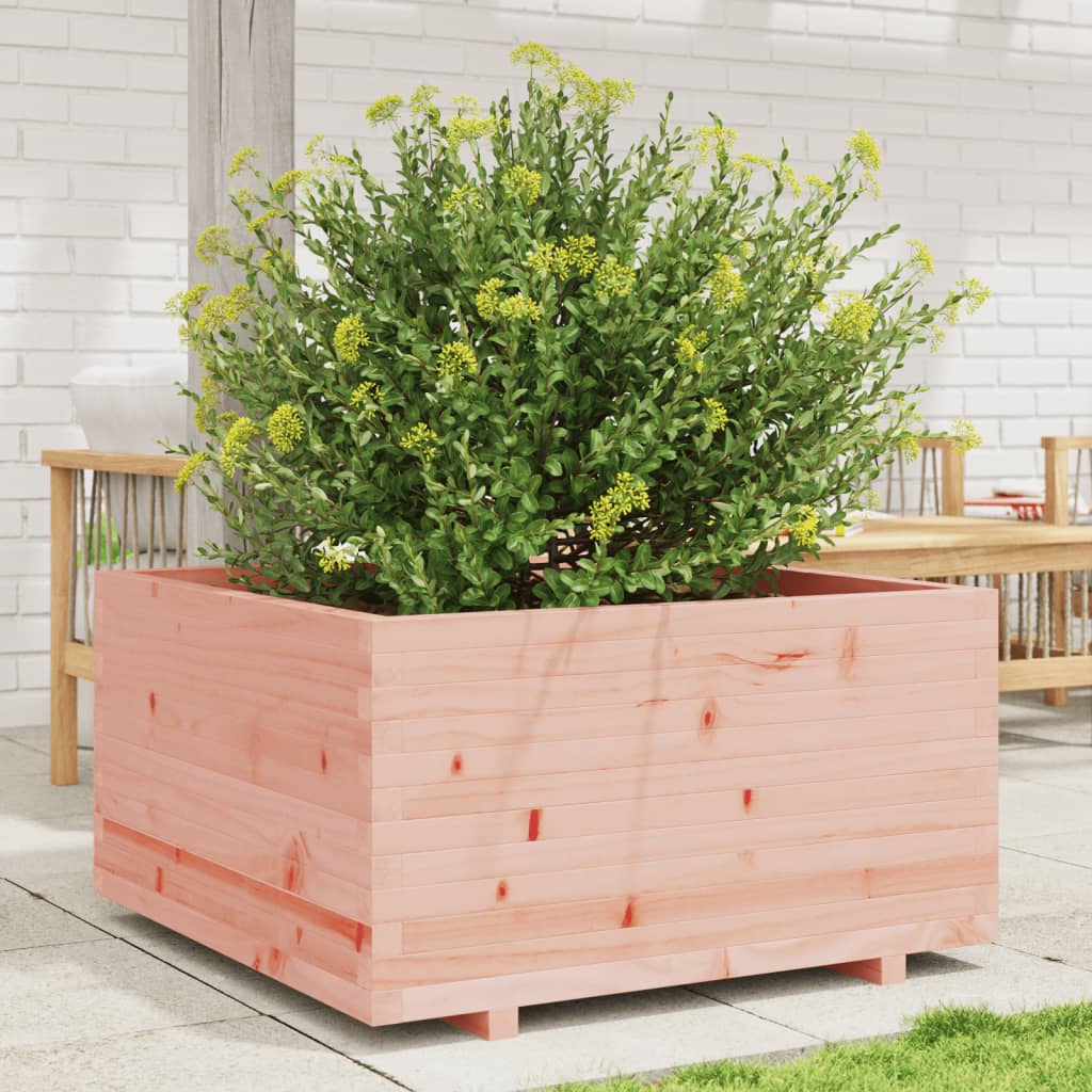 Plantenbak 90x90x49,5 cm massief douglashout is nu te koop bij PeponiXL, paradijselijk wonen!