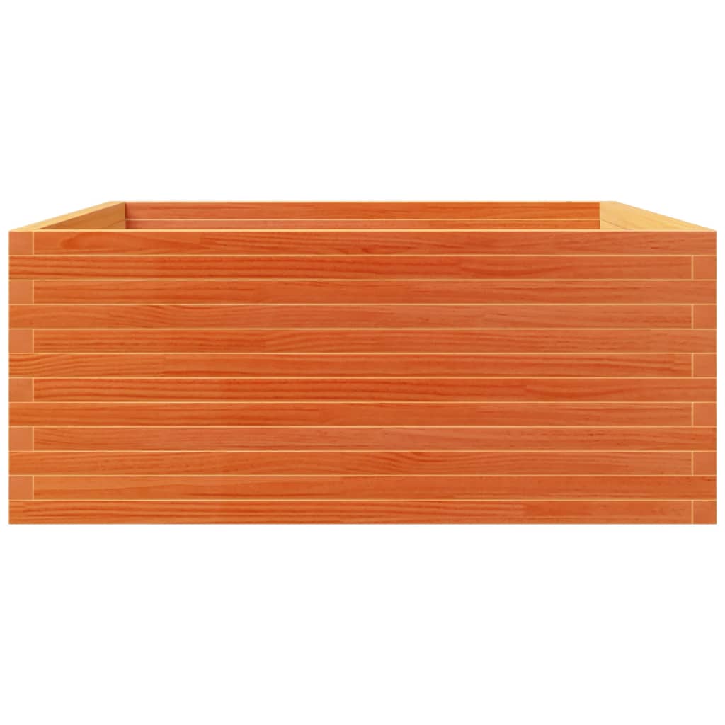 Plantenbak 110x110x49,5 cm massief grenenhout wasbruin is nu te koop bij PeponiXL, paradijselijk wonen!