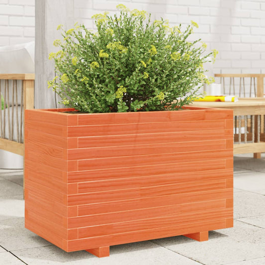 Plantenbak 70x40x49,5 cm massief grenenhout wasbruin is nu te koop bij PeponiXL, paradijselijk wonen!