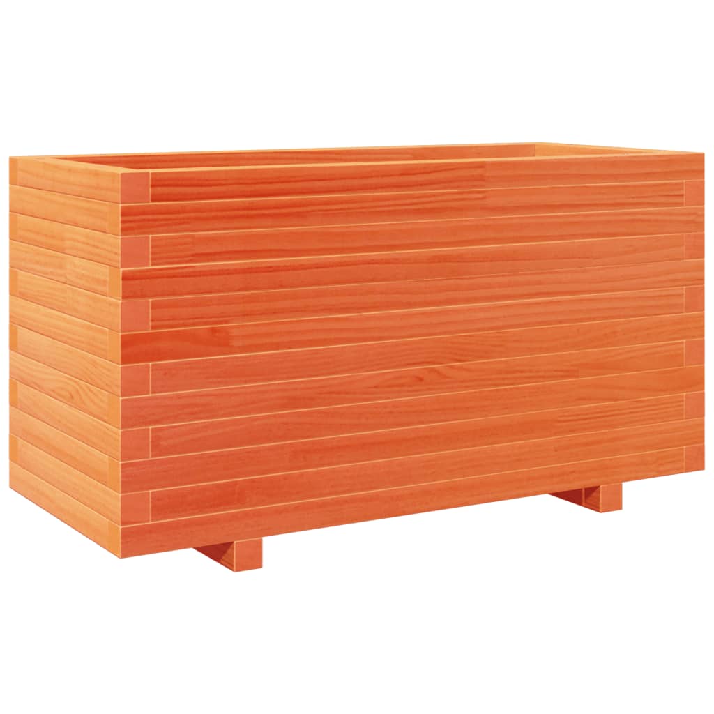 Plantenbak 90x40x49,5 cm massief grenenhout wasbruin is nu te koop bij PeponiXL, paradijselijk wonen!