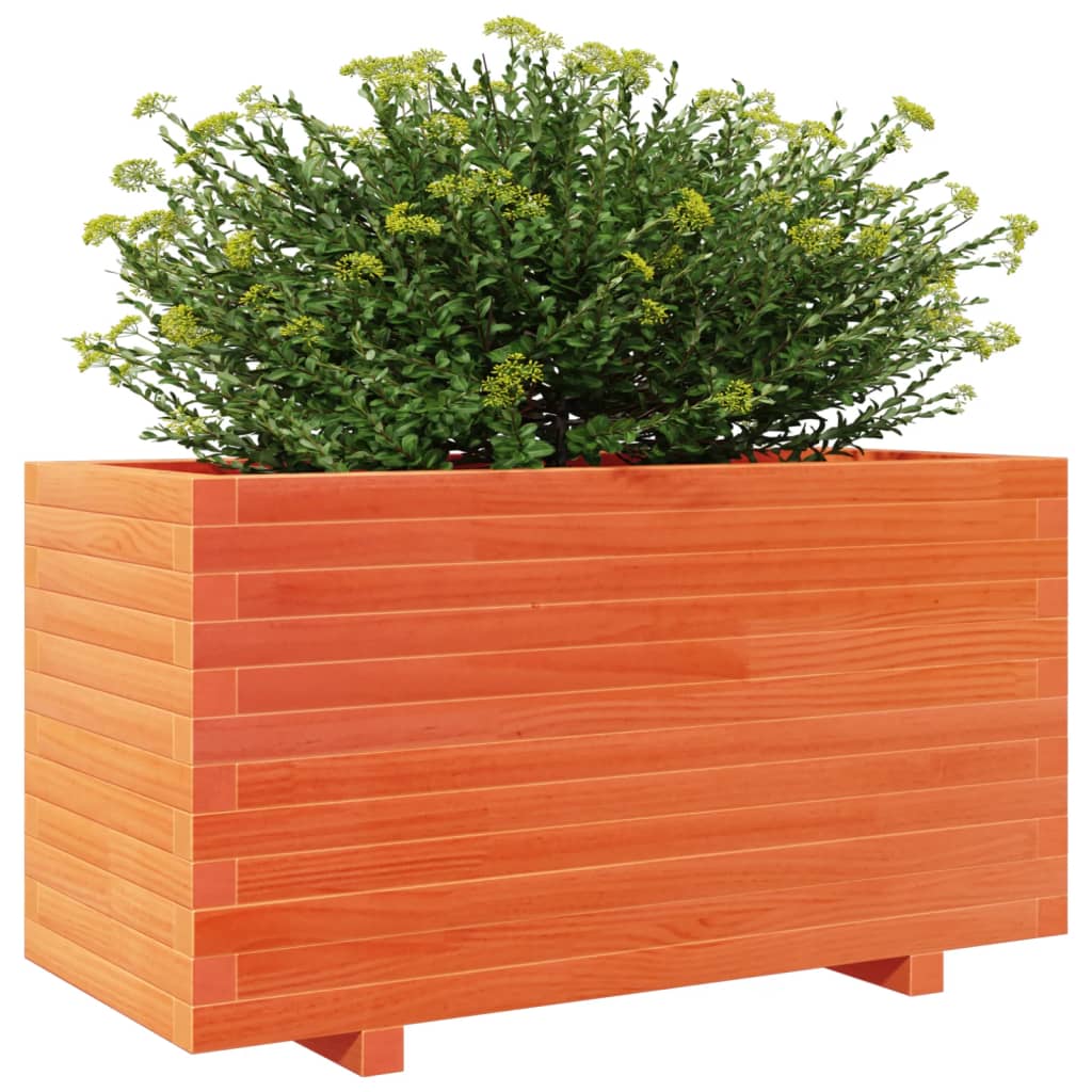 Plantenbak 90x40x49,5 cm massief grenenhout wasbruin is nu te koop bij PeponiXL, paradijselijk wonen!