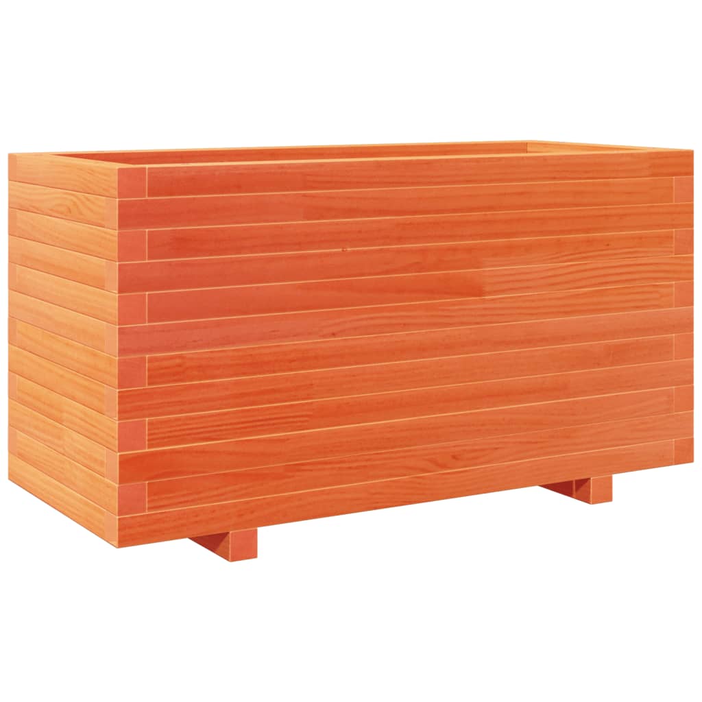 Plantenbak 90x40x49,5 cm massief grenenhout wasbruin is nu te koop bij PeponiXL, paradijselijk wonen!