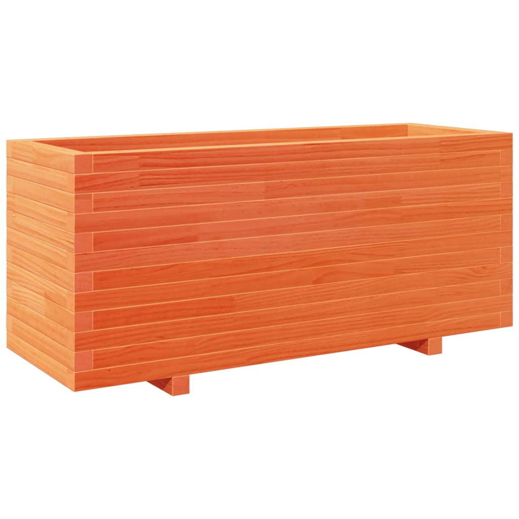 Plantenbak 110x40x49,5 cm massief grenenhout wasbruin is nu te koop bij PeponiXL, paradijselijk wonen!