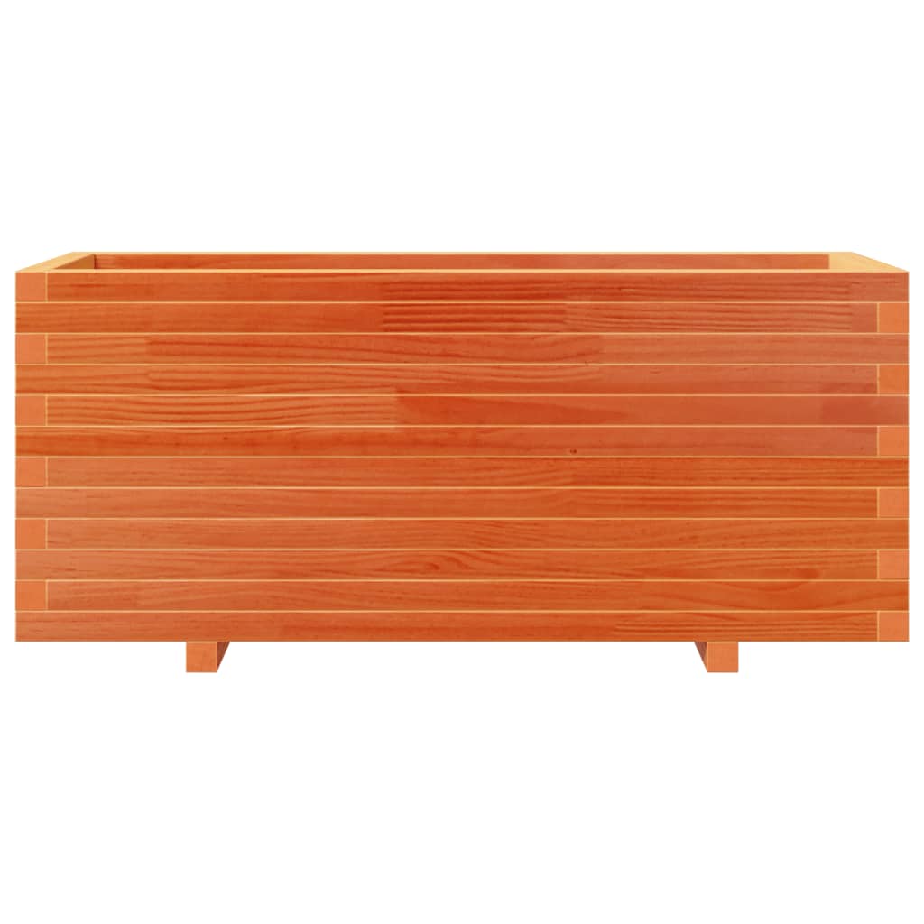 Plantenbak 110x40x49,5 cm massief grenenhout wasbruin is nu te koop bij PeponiXL, paradijselijk wonen!