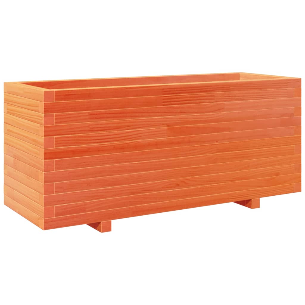 Plantenbak 110x40x49,5 cm massief grenenhout wasbruin is nu te koop bij PeponiXL, paradijselijk wonen!