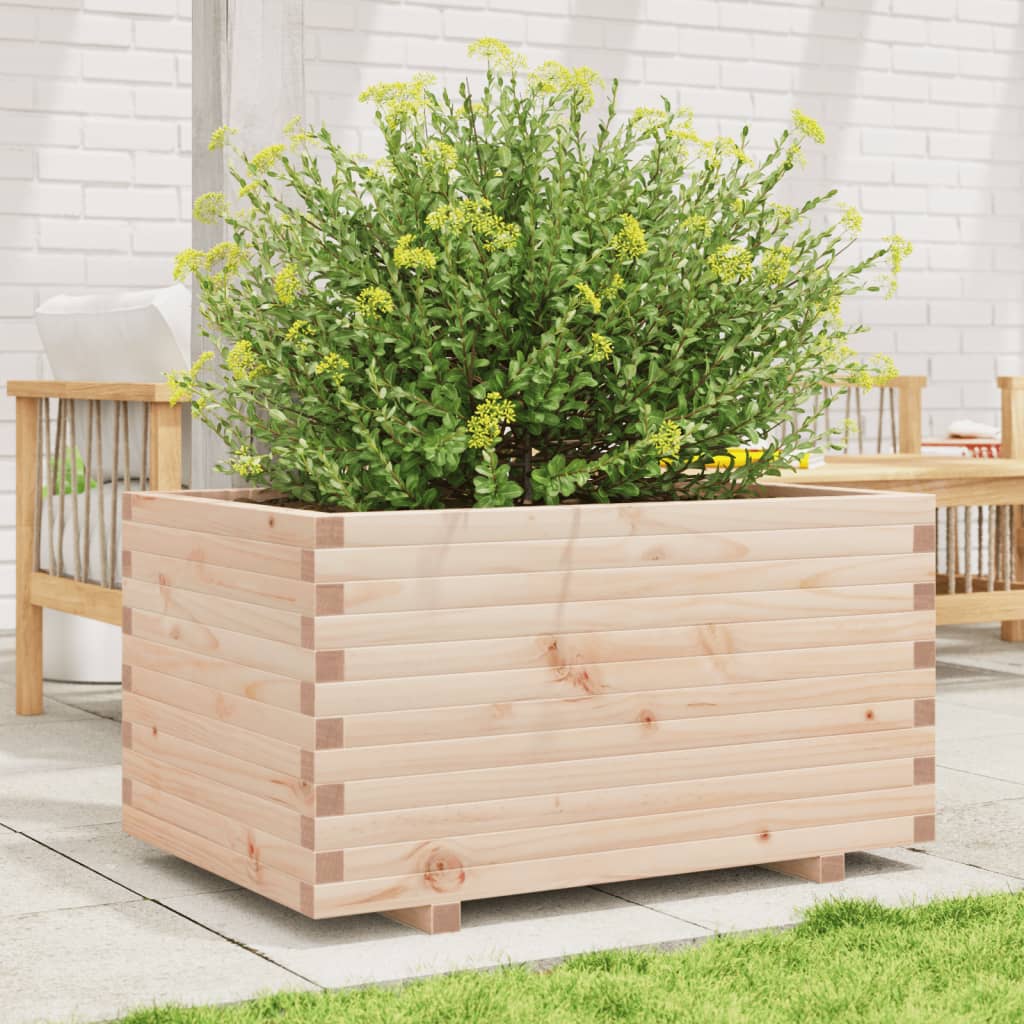 Plantenbak 90x60x49,5 cm massief grenenhout is nu te koop bij PeponiXL, paradijselijk wonen!