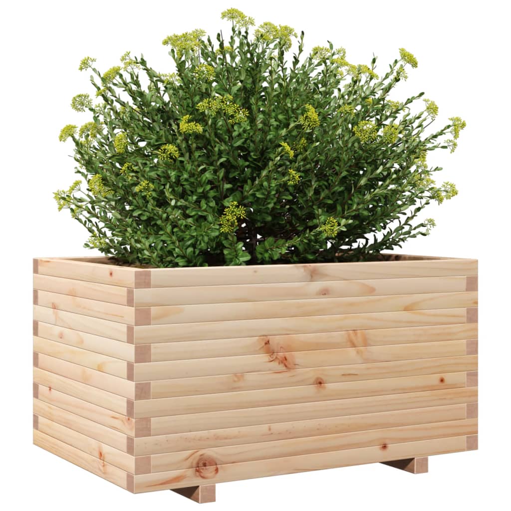 Plantenbak 90x60x49,5 cm massief grenenhout is nu te koop bij PeponiXL, paradijselijk wonen!