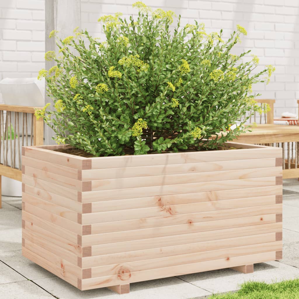 Plantenbak 90x60x49,5 cm massief grenenhout is nu te koop bij PeponiXL, paradijselijk wonen!