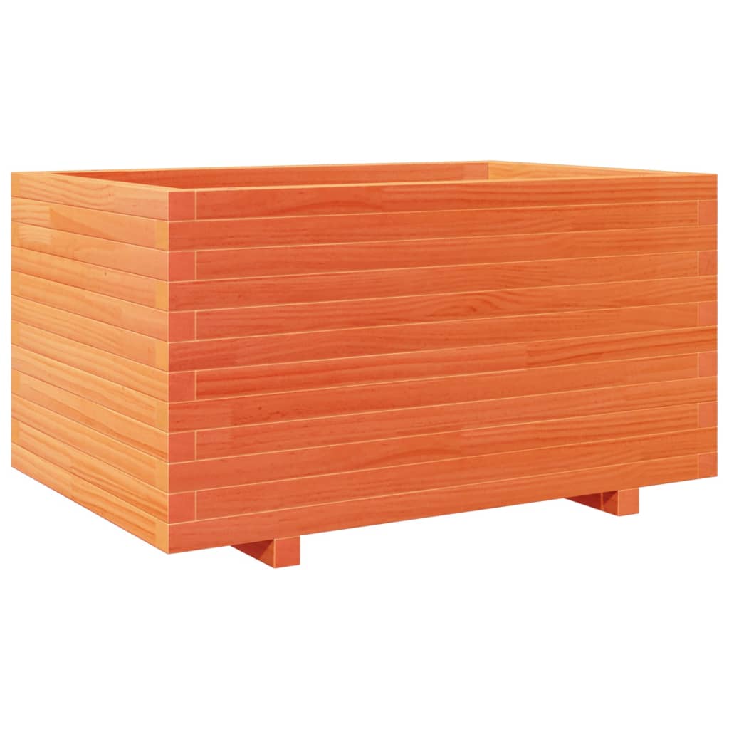 Plantenbak 90x60x49,5 cm massief grenenhout wasbruin is nu te koop bij PeponiXL, paradijselijk wonen!