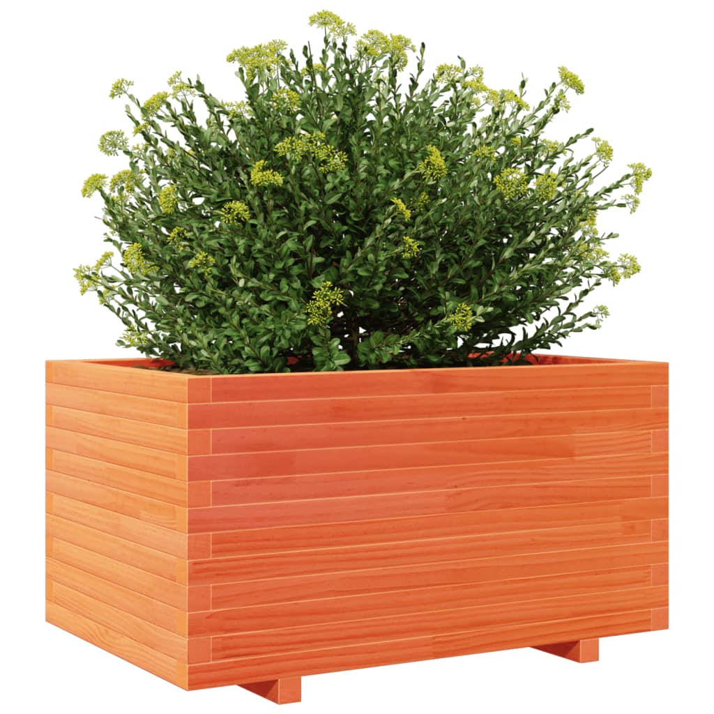 Plantenbak 90x60x49,5 cm massief grenenhout wasbruin is nu te koop bij PeponiXL, paradijselijk wonen!