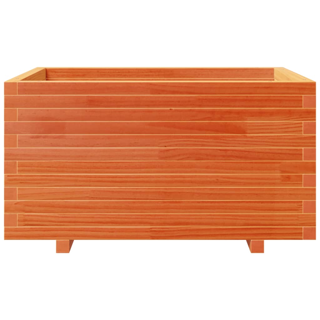 Plantenbak 90x60x49,5 cm massief grenenhout wasbruin is nu te koop bij PeponiXL, paradijselijk wonen!