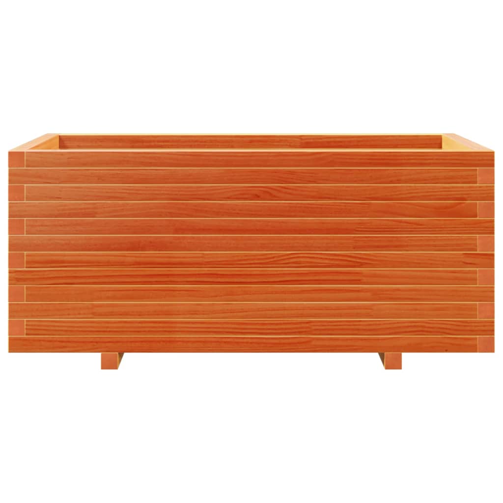 Plantenbak 110x60x49,5 cm massief grenenhout wasbruin is nu te koop bij PeponiXL, paradijselijk wonen!
