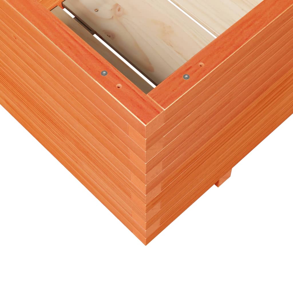 Plantenbak 110x60x49,5 cm massief grenenhout wasbruin is nu te koop bij PeponiXL, paradijselijk wonen!